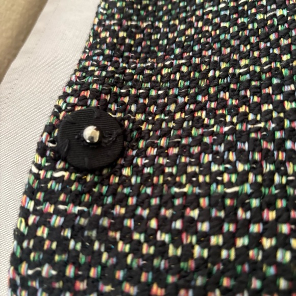 H&M | CLASSIC RAINBOW DARK TWEED STRUCTURED MID COAT
MINIMALISTIC A-LINE Sz 16 - Picture 7 of 10